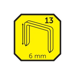 Häftklammer No13 6 mm 1000-pack Probuilder