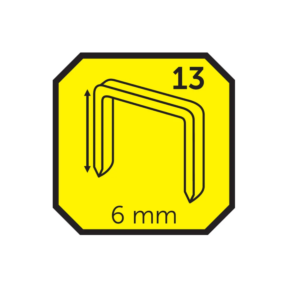 Häftklammer No13 6 mm 1000-pack Probuilder