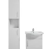 Högskåp Basic 155 cm Vit REN