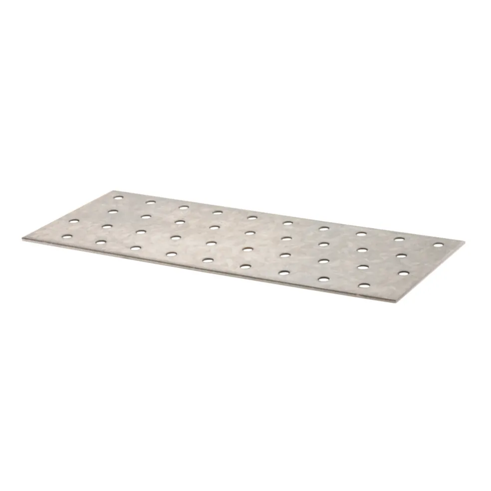 Hålplatta Varmförzinkad 120 x 40 x 2 mm 25-pack Heco