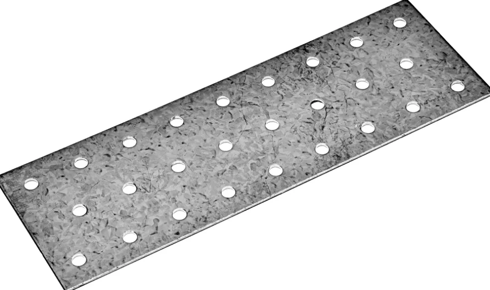 Hålplatta Varmförzinkad 60 x 200 x 1,5 mm Heco