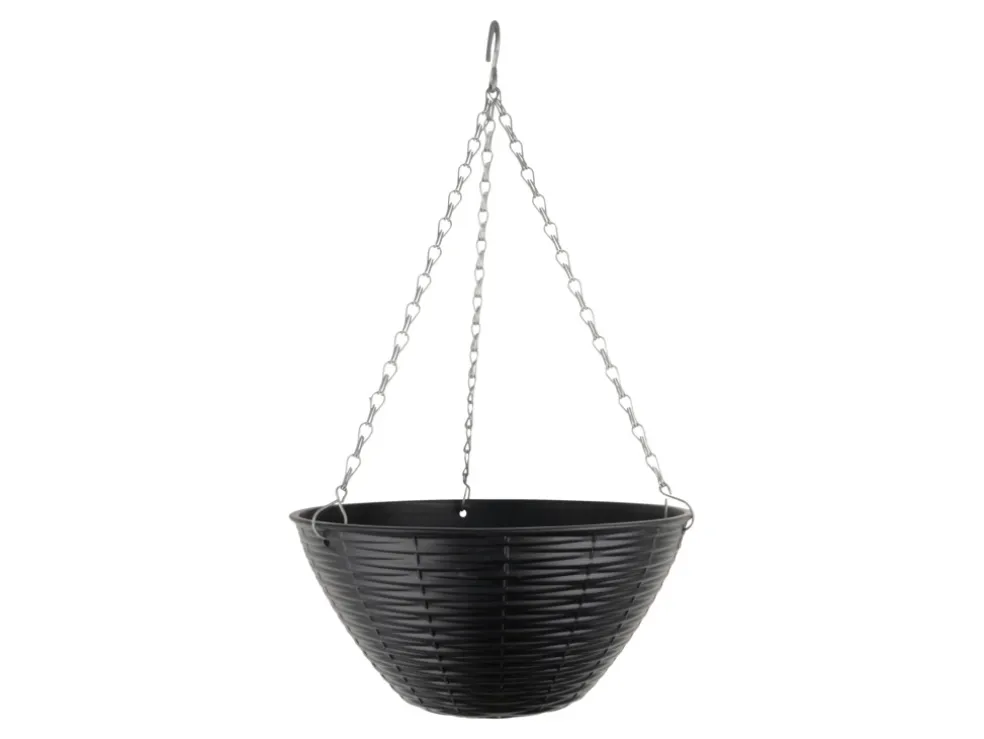 Hängampel Antique Svart Ø30 cm x 15 cm