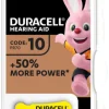 Hörapparatsbatteri DA10 6-pack Duracell