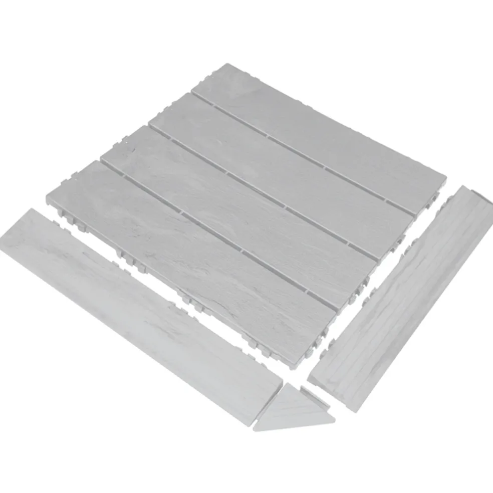 Hörnlist Woodlook Ljusgrå 2-pack Hestra