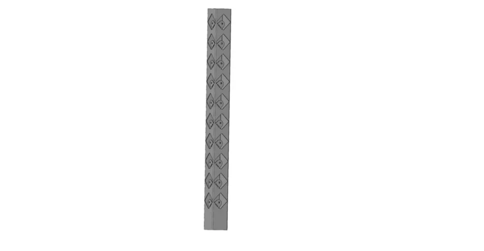 Hörnstolpe Broken Galvad 890 mm Steel Design