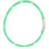 Hundhalsband LED-ljus Grön 60 cm Petzone