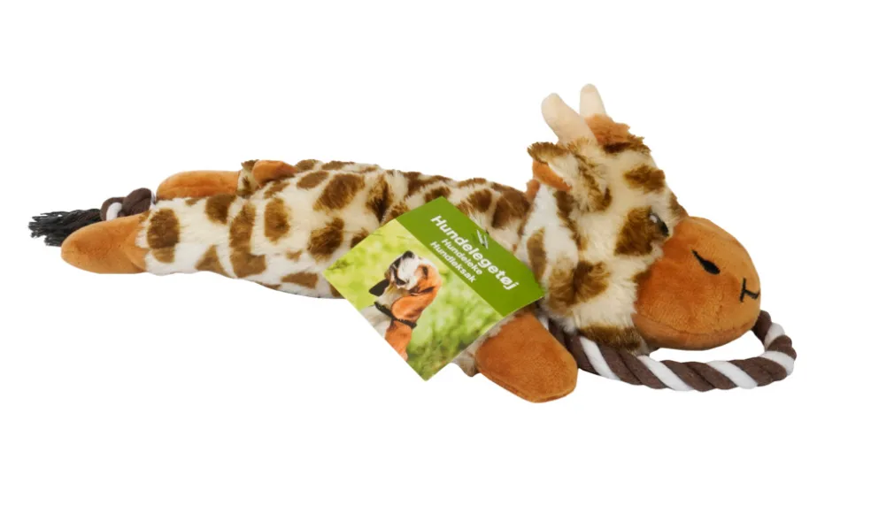 Hundleksak Giraff m/ljud 42 cm Petzone