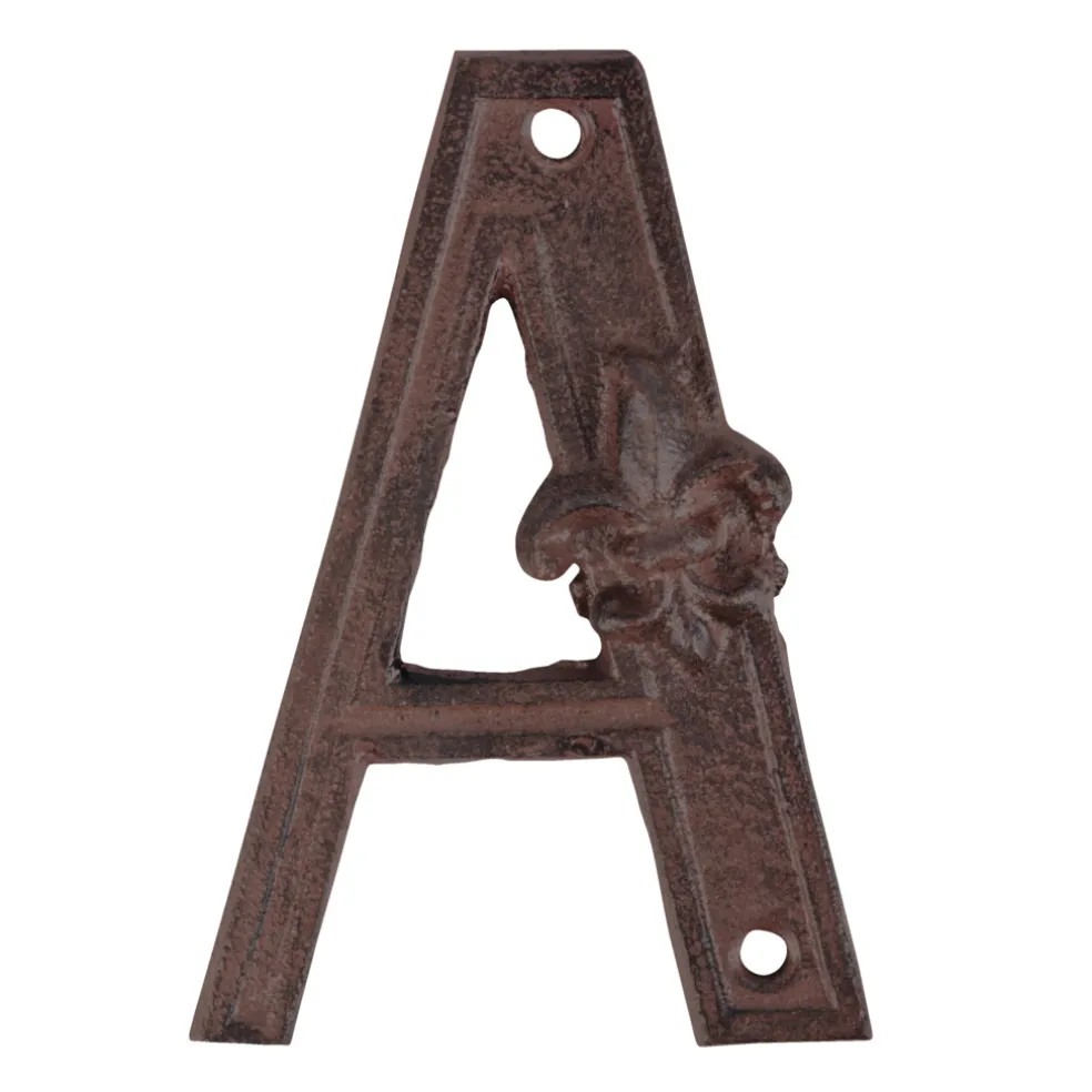 Husbokstav A Gjutjärn 12 cm
