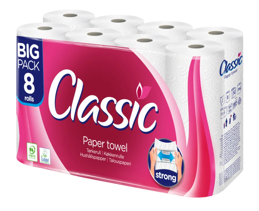 Hushållspapper 8-pack Classic