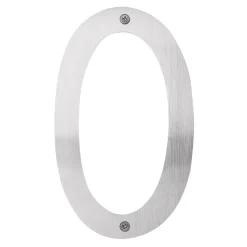 Husnummer 0 Rostfritt stål 25 cm