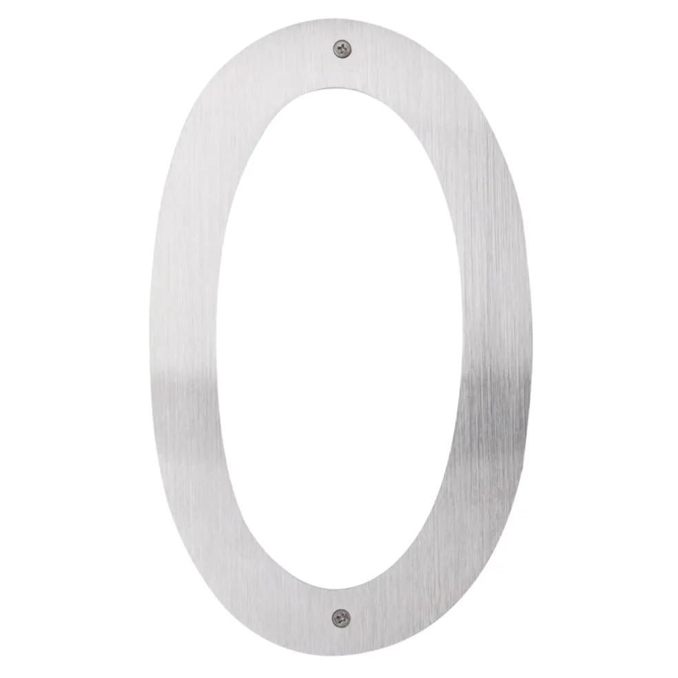 Husnummer 0 Rostfritt stål 40 cm