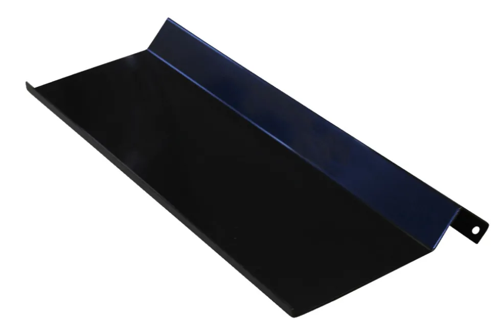 Hylla t/staketstolpe Plåt Svart 50 cm Steel Design