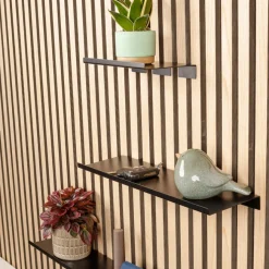 Hylla Akustikpanel Svart 20 cm Home>it
