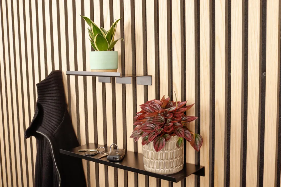 Hylla Akustikpanel Svart 40 cm Home>it