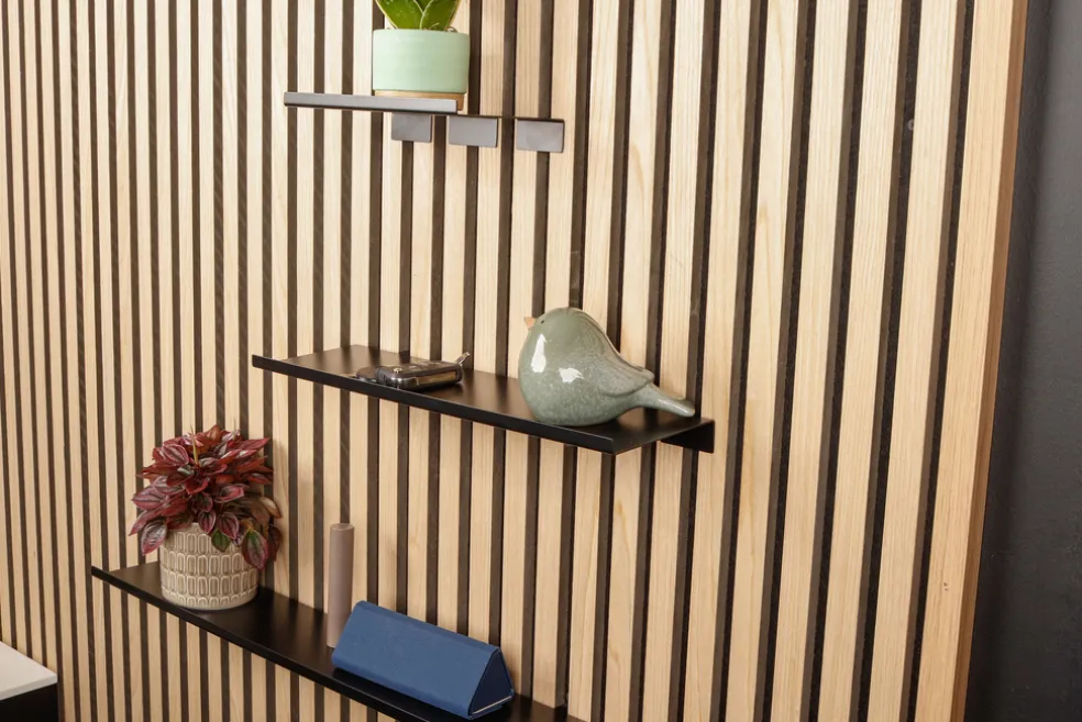 Hylla Akustikpanel Svart 40 cm Home>it