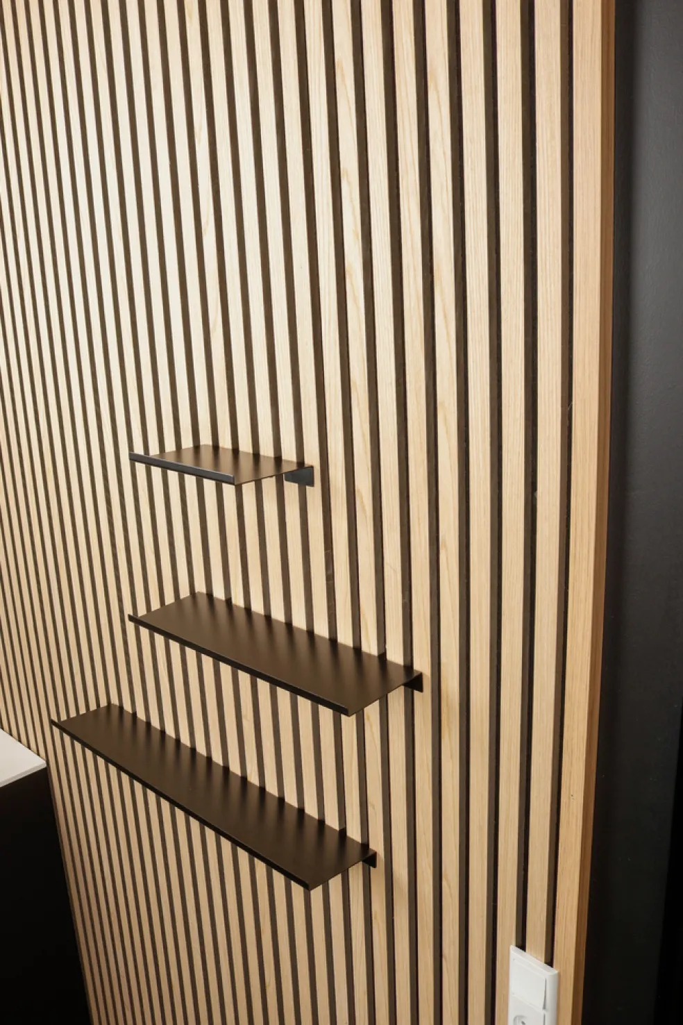 Hylla Akustikpanel Svart 40 cm Home>it