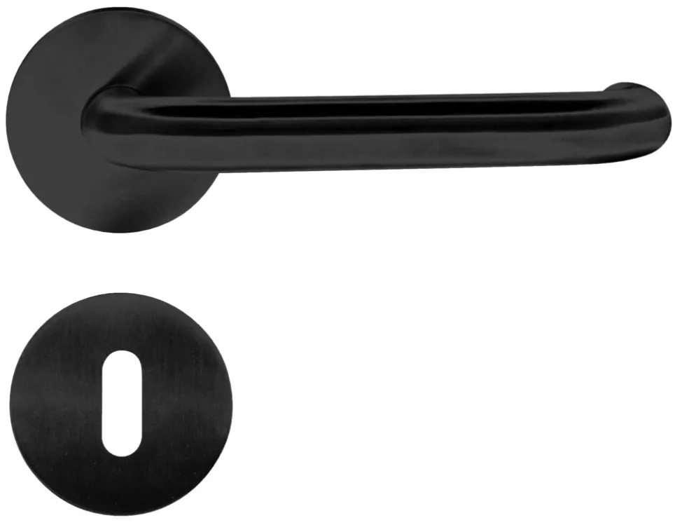 Innerdörrhandtag U-grepp Svart