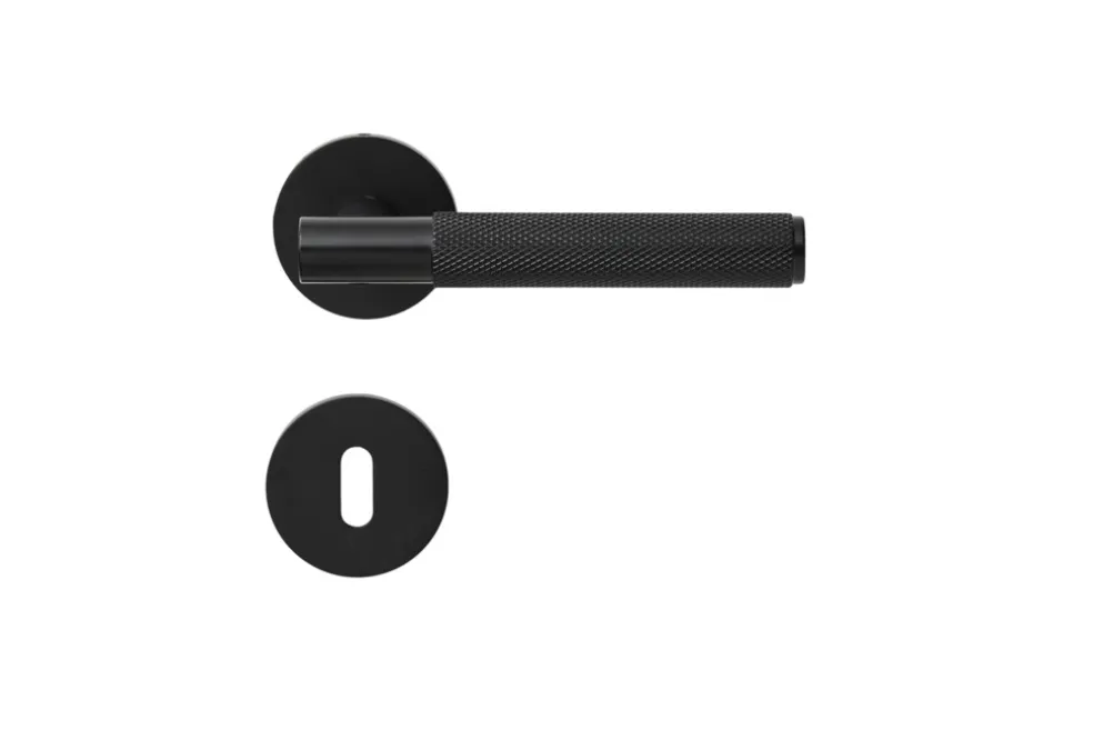 Innerdörrhandtag Lättrat Alu Svart Homefixer