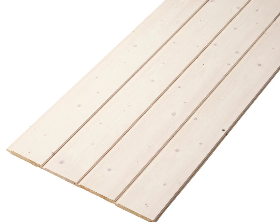 Innerpanel Vitvaxad 13 x 120 - 3,6 m - 6-pack