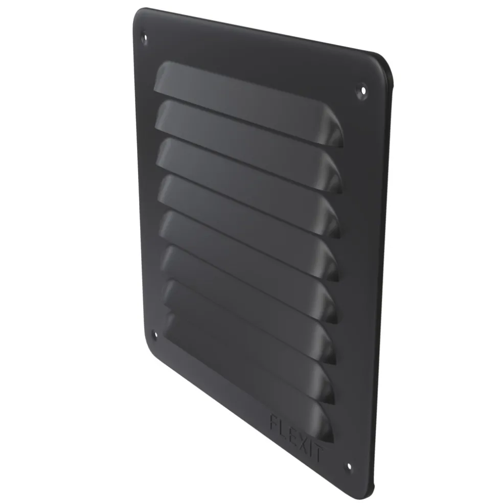 Jalusigaller Flat Svart 155 x 155 mm Flexit