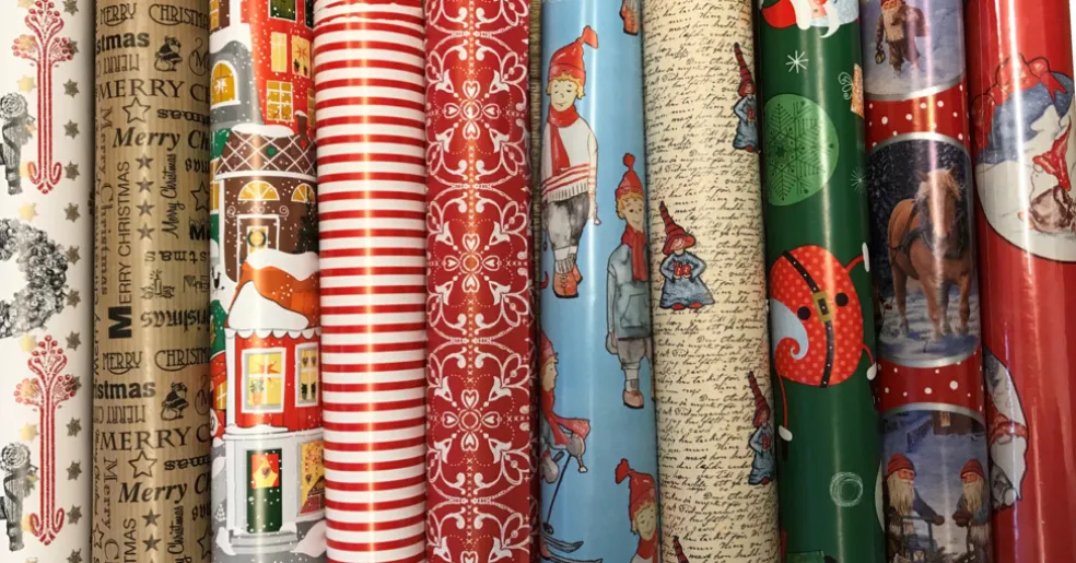 Julklappspapper 5 m
