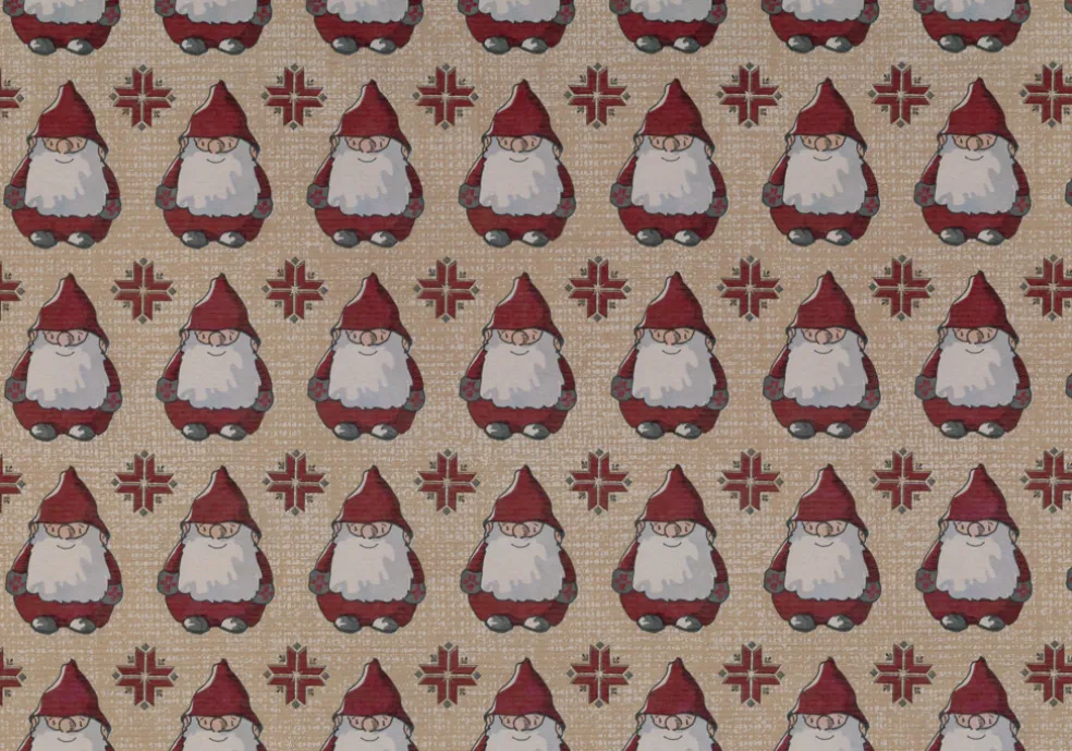 Julklappspapper 0,7 x 5 m