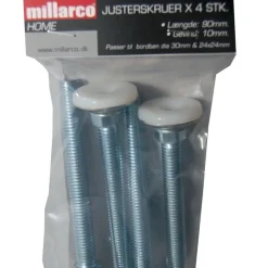 Justeringsskruv 90 mm 4-pack Home>it
