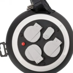Kabelrulle 3-vägs USB IP20 Brennenstuhl