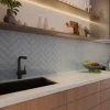 Kakel Brava Gloss Blå 216 x 60 x 6,5 mm SCG