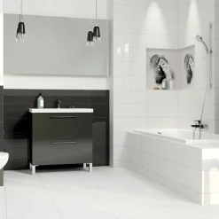 Kakel Marino Vit Blank 20 x 60 cm Cersanit