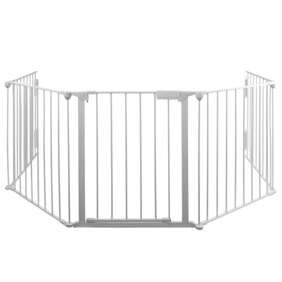 Kaminskydd Vit 135 x 72,5 x 115 cm Glöd