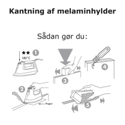 Kantband Melamin Vit 24 mm x 5 m Royal