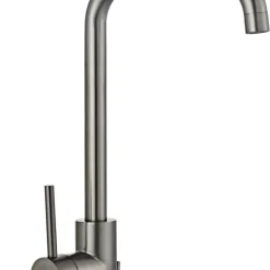 Köksblandare Kantig m/dm-avstängning Gunmetal