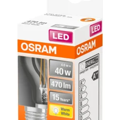 Klotlampa LED Filament 4W Osram