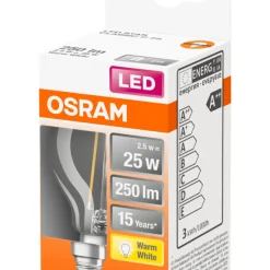 Klotlampa LED Filament 4W Osram