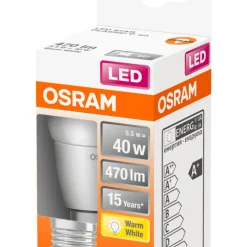 Klotlampa LED Frostad 5,5W Osram