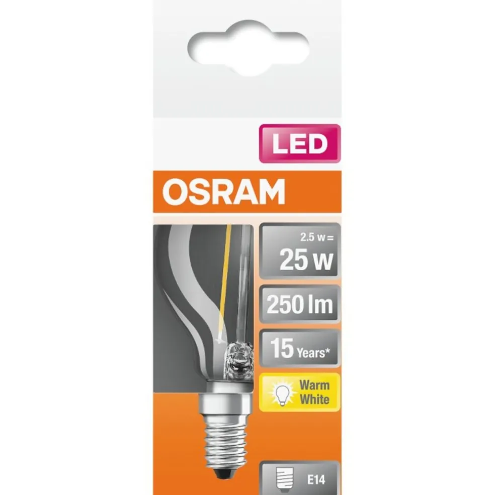 Klotlampa LED 2,5W Osram