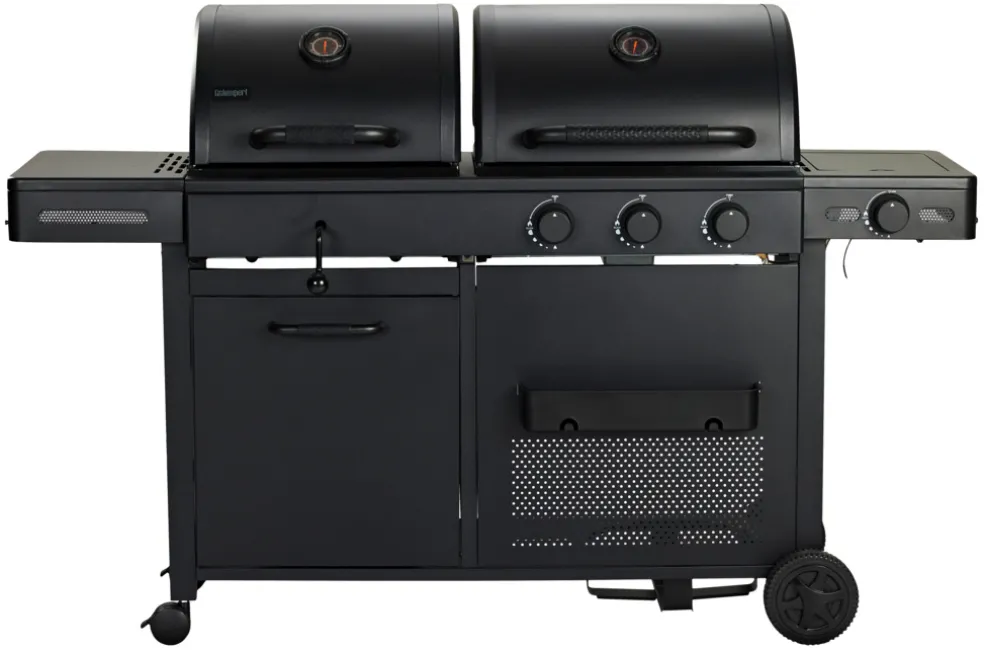 Kombigrill Gasol/Kol 3 + 1 brännare Grillexpert