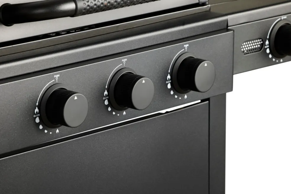 Kombigrill Gasol/Kol 3 + 1 brännare Grillexpert
