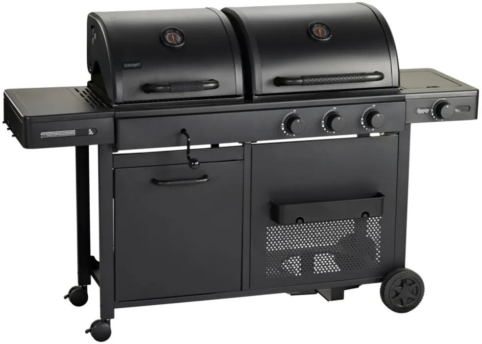 Kombigrill Gasol/Kol 3 + 1 brännare Grillexpert