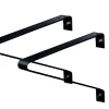 Konsol Växthushylla Svart 2-pack Vitavia