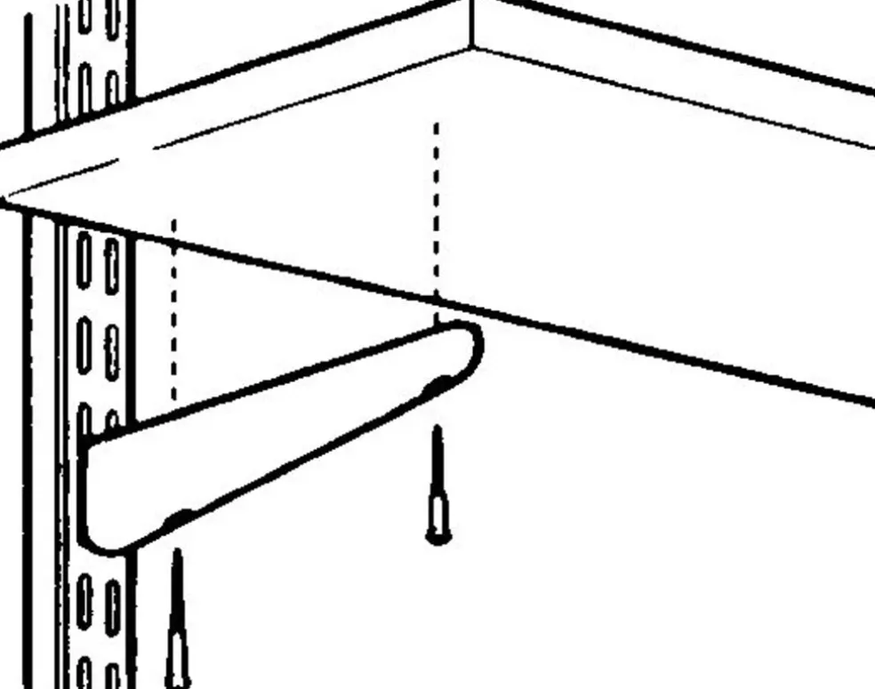 Konsolskruv t/hyllplan 10-pack Elfa