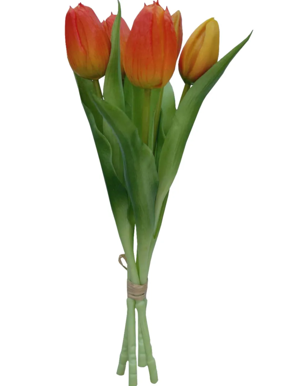 Konstblomma Tulpan Orange 5-pack