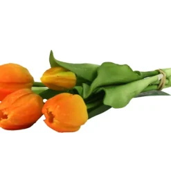 Konstblomma Tulpan Orange 5-pack