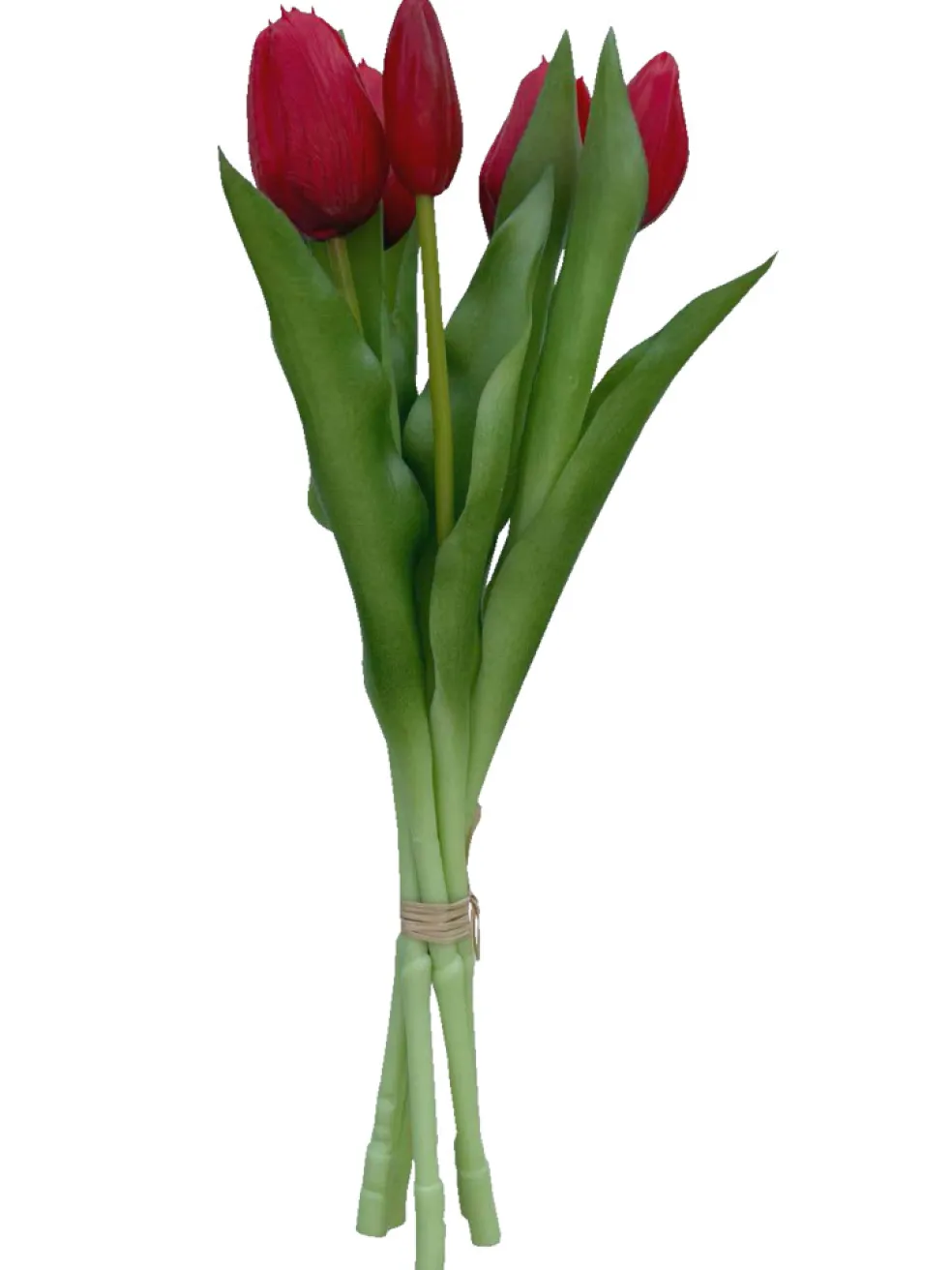 Konstblomma Tulpan Röd 5-pack