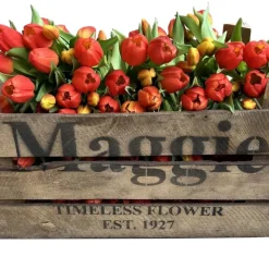 Konstblomma Tulpan Röd 5-pack