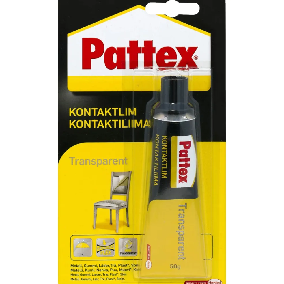 Kontaktlim Transparent 50 g Pattex