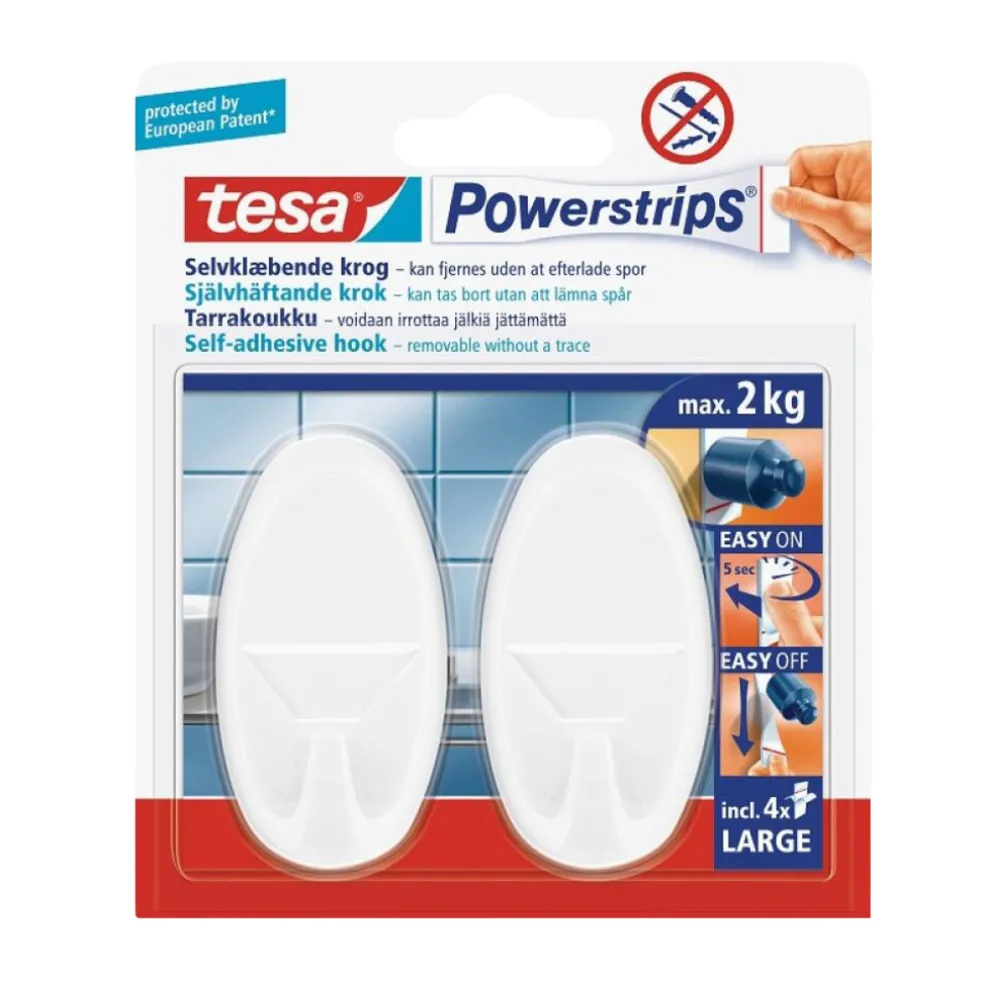 Krok Självhäftande 2 kg 2-pack Tesa