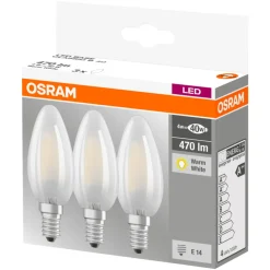 Kronlampa LED 4W 3-pack Osram
