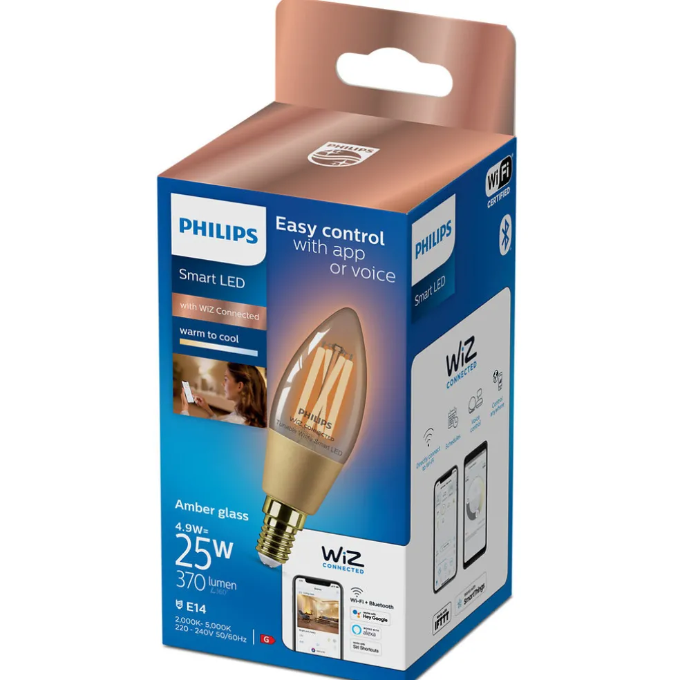 Kronlampa Smart LED 4,9W/25W Philips